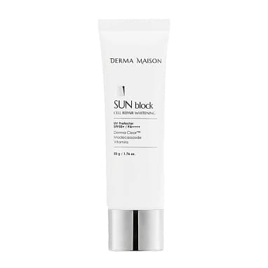 MEDI-PEEL СОЛНЦЕЗАЩИТНЫЙ КРЕМ НА ХИМИЧЕСКИХ ФИЛЬТРАХ DERMA MAISON SUN BLOK CELL REPAIR WHITENING SPF50+ PA+++